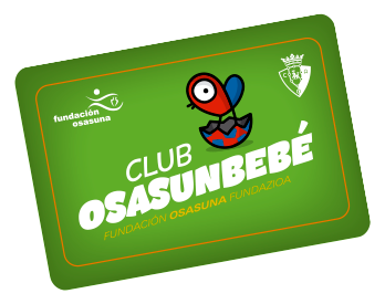 Tarjeta ¿Quieres formar parte del Club Osasunbebé?
