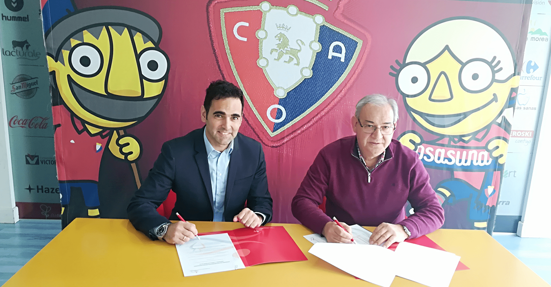 Fundación Osasuna firma un acuerdo de colaboración con Cocinas Schmidt