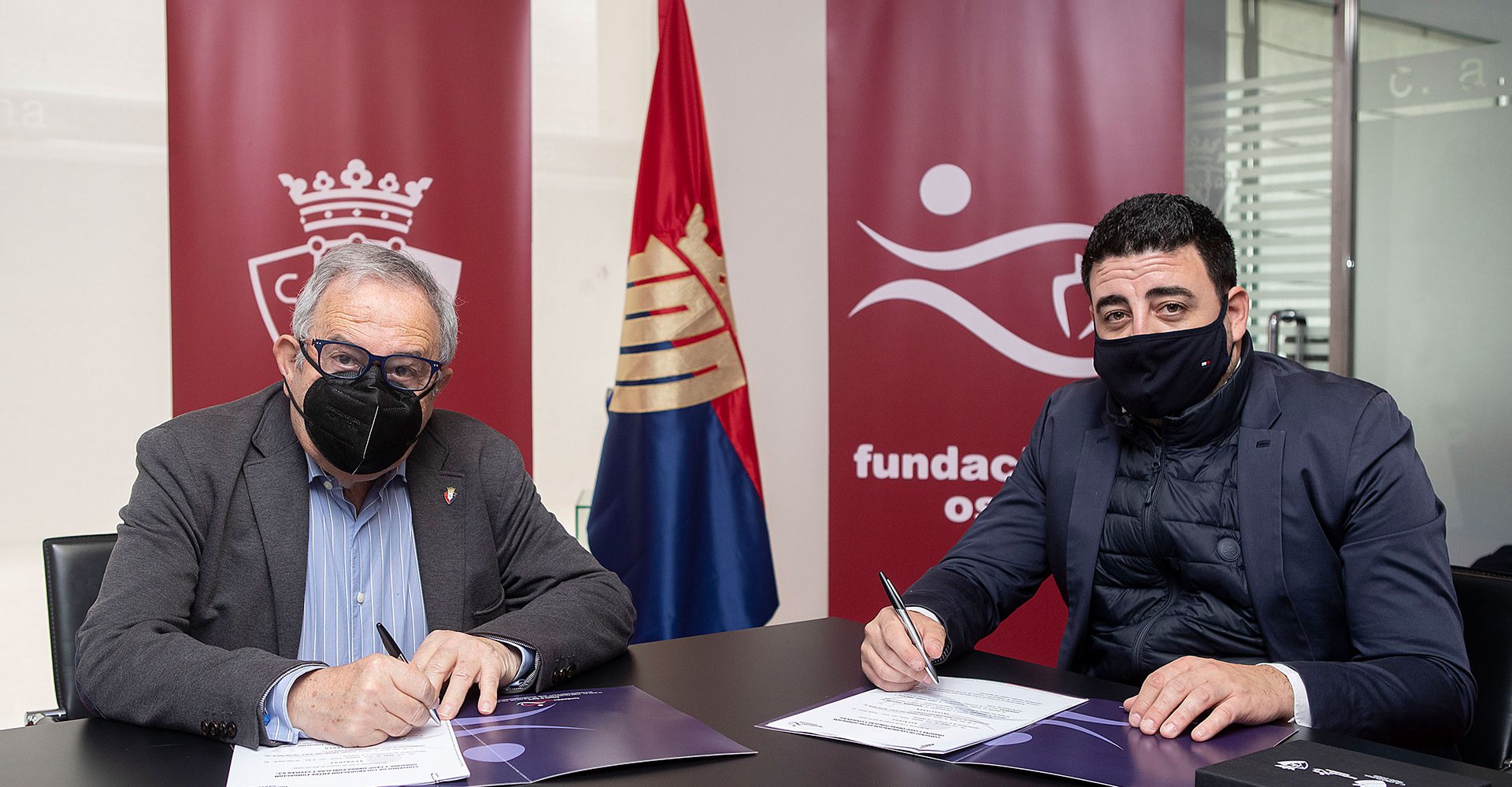 Fundación Osasuna firma un acuerdo de colaboración con Grupo Ceop