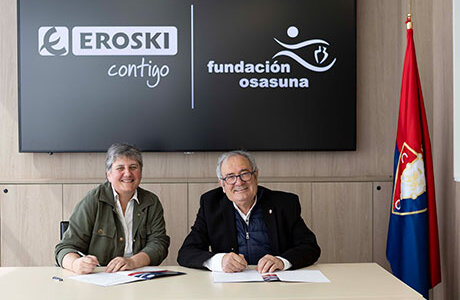 Eroski S. Coop. renueva como miembro de Honor de Fundación Osasuna